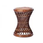 ショッピングラタン ラタン製 あじろ編みスツール C4141CR