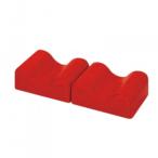 ショッピングレッグマジック 高田ベッド製作所 レッグイージー(足置きマクラ/クッション) レッド TB-77C-164