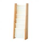 永井興産 キャンバスマガジンラックS 幅27.5×奥行15×高さ75cm 5段タイプ