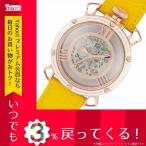 腕時計 メンズ トモラ TOMORA TOKYO 手巻き メンズ 腕時計 T-1607PG-YE スケルトン/イエロー スケルトン