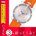 腕時計 メンズ トモラ TOMORA TOKYO 手巻き メンズ 腕時計 T-1607SB-OR スケルトン/オレンジ スケルトン