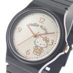 腕時計 レディース腕時計 ハローキティ HELLO KITTY 腕時計 レディース KT003-3BSV ラバーキティ クォーツ シルバー ブラック