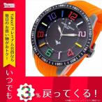腕時計 メンズ ミッシェルジョルダン MICHEL JURDAIN 腕時計 メンズ MJ-7700-BK-BK-OR MICHEL JURDAIN SPORT クォーツ ブラック オレンジ