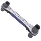 トップ (TOP) ラクラッチ 8x10mm 12x13mm 4サイズ板ラチェット 20°送り 本締め可能 電工 電気 工事 PRW-3L 燕三条 日本製