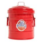  Dulton (Dulton) микро ga бежевый can красный взрослый ребенок сердце . сразу . высшее маленький размер. ga бежевый can настольный крышка имеется мусорная корзина жестяная пластина жестяная банка высота 110mm
