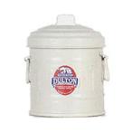  Dulton (Dulton) микро ga бежевый can слоновая кость взрослый ребенок сердце . сразу . высшее маленький размер. ga бежевый can настольный крышка имеется мусорная корзина жестяная пластина жестяная банка высота 110