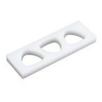 .. Techno пластик super жаростойкий рисовый шарик онигири type Kanto 3 дыра большой KB3LO белый 