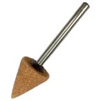 柳瀬 ヤナセ 軸付砥石 WA (赤) 三角型 【3mm軸】 φ13×16×3 #60 WA13T