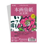 マルマン ポストカード 絵手紙用 本画仙紙 紅星牌 S135C 10枚