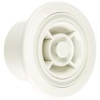 新協和 丸型ガラリ レジスター クーラーキャップ兼用 網付 SRM-75NC シルバーホワイト