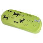  жемчуг (Pearl) очки кейс зеленый кошка . очки твердый SO-72 095066