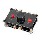 Mini 2 way стерео L / R RCA аудио селектор passive предусилитель переключатель .- сплиттер box 