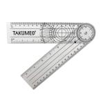 TAKUMED プラスチック 角度計 ゴニオメーター 透明 Type D (TypeD)