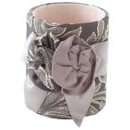 ロイヤルアーデン ペンホルダー アクアフラワー クラシックグレー 8.5×8.5×10.5cm 76235