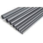 (2本)カーボンパイプ 中空チューブ 炭素繊維管内径4mm x 外径6mm x 長さ350mm綾織 マット表面