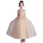 [Kayiyasu] ребенок платье фортепьяно презентация девочка формальный длинное платье свадьба церемония окончания party вышивка входить . тип 120-170 3-13