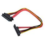Xiwai нисходящий SATA III 3.0 7+15 22 булавка SATA мужской - женский данные источник питания удлинение кабель 30cm