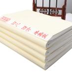100枚の空白の中国の書道のライスペーパーの半生熟の宣紙 (書畫紙, 34x69cm)
