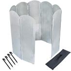 NOCNEX ветровой экран большой защита от ветра доска складной способ исключая доска . способ доска .... уличный удлинение версия способ исключая . кемпинг цинк металлизированный стальной лист 8 листов объединенный (4