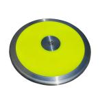 fieldlabo 円盤投げ 円盤 練習用 陸上競技 赤 黄色 緑 1kg 2kg ナイロン樹脂製 (2Kg, 黄)