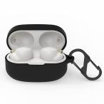 ONTUBEケース対応 Sony WF-1000XM4,保護ケース柔らかい 落下防止 キズ防止 耐衝撃 (黒)