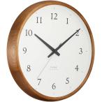  Lem nossen высокий часы натуральный цвет дерево земля Centaur Clock PC21-05 BW Lemnos диаметр 33cm толщина 5.2cm