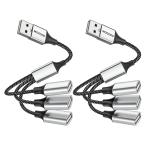 MOGOOD USB ответвление контейнер кабель 3-in-1USBsplitaUSB источник питания ответвление контейнер 1 мужской 3 женский USB 2.0 адаптер USB повышение кабель USB maru 