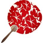  круг все веер "uchiwa" тысяч плата женщина красный примерно 37×25×0.9cm