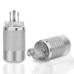 Monosaudio аудио для источник питания штекер rhodium металлизированный латунь карбоновый волокно производства ракушка 3 булавка источник питания коннектор 15A/ 125V 10A/ 2