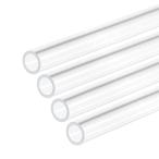 DMiotech 4шт.@6mm x 8mm x 300mm прозрачный акрил труба жесткость пластик камера аквариум труба водяное охлаждение система трубы для 