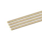 DMiotech 4 шт 3 mm x 100 mm латунь solid круглый стержень латунь палка токарный станок палка материал DIY craft для 