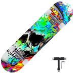 Yioufan скейтборд 8 слой. Canada. клён материал 31x8 дюймовый ребенок / для взрослых Pro / для начинающих высокая точность 4 колесо концентрация сила . flat . ощущение выращивание skebo( нацарапанная надпись. голова 