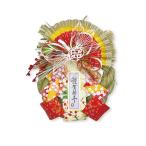 ［ 2024年 mamawreath しめ縄 正月飾り ］鶴 つる 正月飾り 玄関 玄関用 しめ縄 お正月リース 松 サイズ 水引 扇 ゴールド 縦
