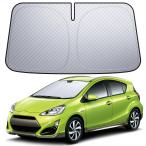 [6 слой изоляция материалы ] Lamicall Toyota aqua 10 серия переднее стекло затеняющий экран, шторки от солнца : машина затеняющий экран, шторки от солнца тент машина машина передний затеняющий экран, шторки от солнца,
