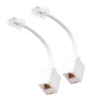 ANYTOP RJ45-RJ11変換アダプタ RJ45‐RJ11変換コネクタ イーサネットアダプター RJ45 8P8C オス to RJ11 6P4