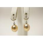  пресноводный жемчуг жемчуг серьги 7.5mm розовый цвет K14WG производства 