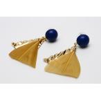 *10,000 иен и больше покупка подарок объект товар треугольник перо metal plate серьги 