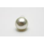  юг . White Butterfly жемчуг жемчуг серьги одиночный дизайн 11mm зеленый цвет K14WG производства 