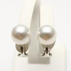 南洋白蝶真珠パールイヤリング10m...