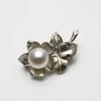 南洋白蝶真珠パールブローチ10mm...