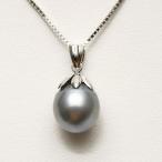 タヒチ黒蝶真珠パールペンダントトッ...