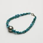 タヒチ黒蝶真珠パールブレスレットタ...