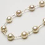  Akoya жемчуг жемчуг длинный колье 2.0-9.0mm белый розовый зеленый цвет 