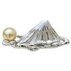 富士山 ブローチ 真珠 パール ラペルピン あこや本真珠 ブローチ 富士山 送料無料 ジュエリー 人気 プレゼント ギフト ご褒美 自分買い