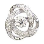 ブローチ ダイヤモンドブローチ ダンシングストーン タイニーピン k18 ホワイトゴールド トゥインクルセッティング プレゼント ギフト ご褒美 自分買い pu