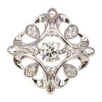 ブローチ タイニーピン k18 ホワイトゴールド ダイヤモンドブローチ ダンシングストーン トゥインクルセッティング プレゼント ギフト ご褒美 自分買い pu