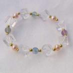 真珠 パール 淡水パール ブレスレット フローライト 水晶 送料無料 ジュエリー おすすめ カジュア ...