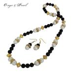 オニキスパールネックレスピアスオニ...