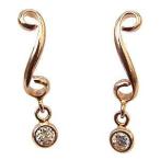 Yahoo! Yahoo!ショッピング(ヤフー ショッピング)ダイヤモンド0.04ct 一粒石 スタッドピアス k10 ピンクゴールド 4月誕生石 送料無料 普段使い ジュエリー 人気 プレゼント ギフト ご褒美 自分買い