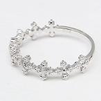 ダイヤモンドリング クロス ダイヤモンド 0.03ct 指輪 4月誕生石 プラチナ リング 十字架 送料無料 プレゼント ギフト ご褒美 自分買い pu